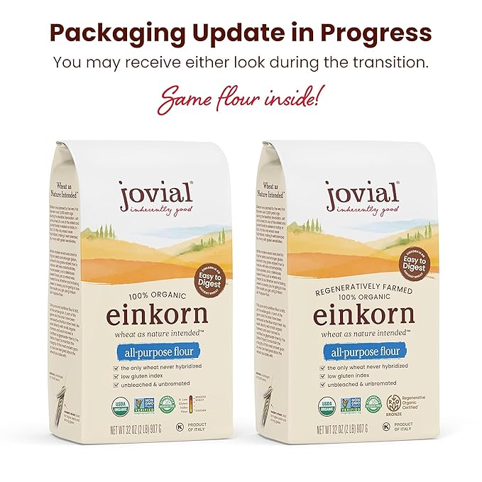 Jovial Organic Einkorn Flour 32 oz (2 pack)