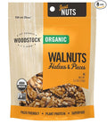 Woodstock Organic Walnuts Raw Shelled Halves and Pieces 5.5 oz (Pack of 8)