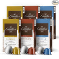 Camilla’s Heritage - Intensity 8 Flavored Espresso Coffee Variety Pack (Gourmet Chocolate Vanilla &amp Caramel Espresso Cups) 60 Coffee Pods