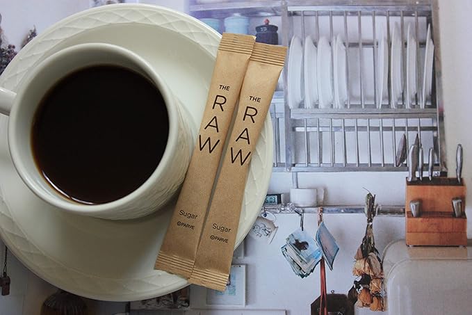 SUGART - THE RAW SUGAR - 2000 Individual Serving Stick Packets - U Parve/Kosher