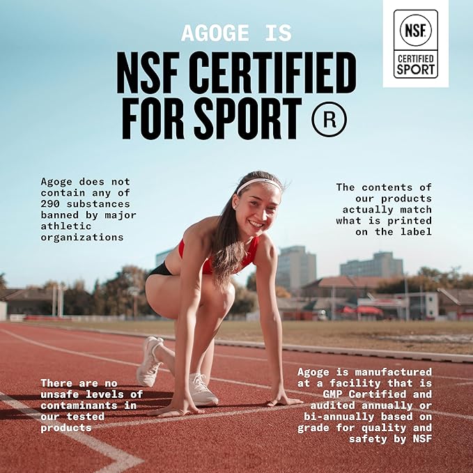 Agoge - USDA Organic Hemp Protein Powder The Goat of No Bloat NSF Certified for Sport All Flavor Essential Amino Acids Plant-Based Gluten Free for Women &amp Men (20 Servings) (Vanilla)