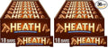 HEATH Chocolatey English Toffee Candy Bars 1.4 oz (18 Count) (Pack of 2)