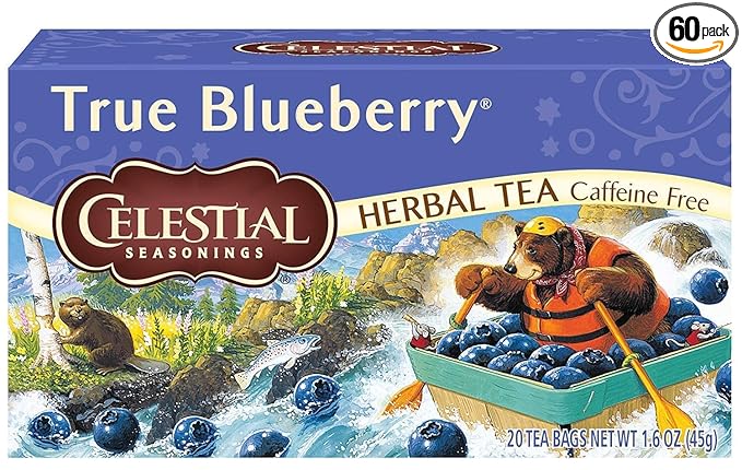 Celestial Seasonings True Blueberry Herb Tea (6x20 bag)