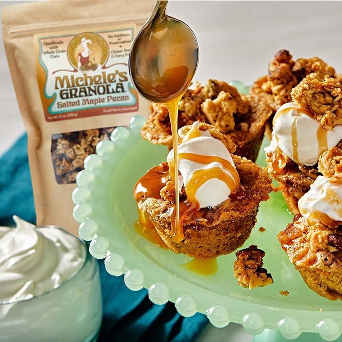 Michele's Granola Salted Maple Pecan Gluten-Free &amp Non-GMO 12 Ounce Pack of 6