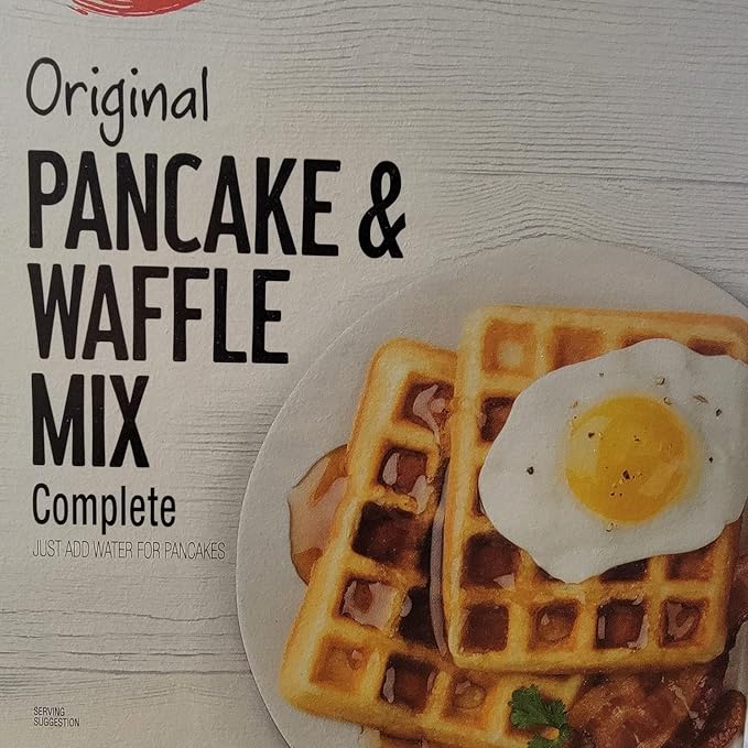 Pancake and Waffle Complete Mix | Just Add Water | BULK 10 Pounds (LBS) | Restaurant Quality- Raleys