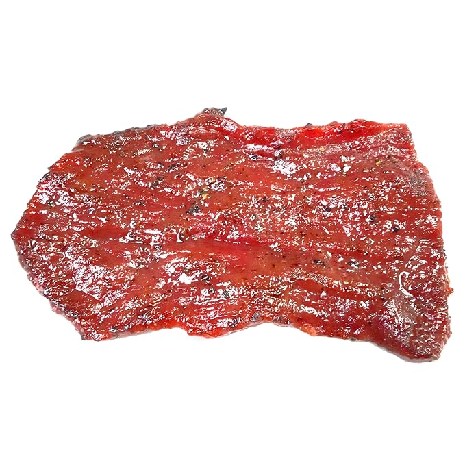 Singapore Street Food Fire-Grilled Beef Jerky (Sweet Black Pepper Flavor 12oz) *Fresh Grilled to Order *Shipped the Same Day *L.A. Times Handmade Gift Winner
