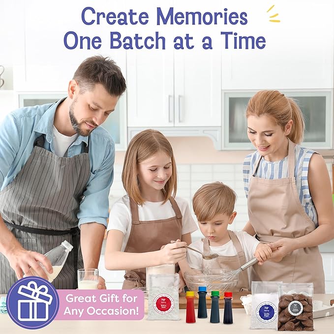 Baketivity x Duff Goldman Monster Cupcakes Kit - Cooking Set with Premeasured Ingredients Decorating Supplies STEM Activities - Perfect for Girls and Boys