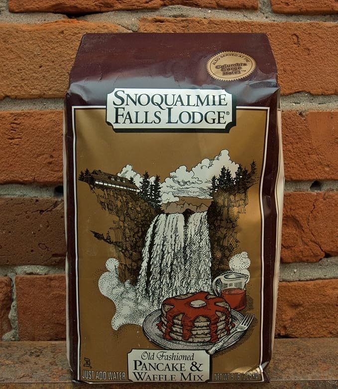 Snoqualmie Falls Lodge Old Fashioned PANCAKE &amp WAFFLE Mix 5lb. (3 Bags)