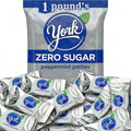 YORK Zero Sugar Chocolate Peppermint Patties Candy Individually Wrapped Aspartame Free 16 oz Bag
