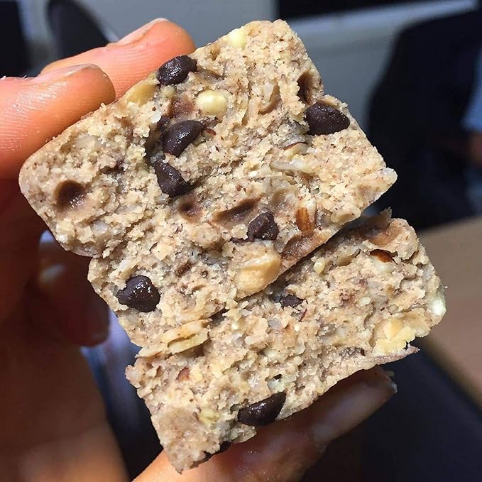 G2G Protein Bar Peanut Butter Chocolate Chip Real Food Refrigerated for Freshness Healthy Snack Delicious Meal Replacement Gluten-Free 32 Count (4 Packs of 8)