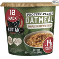 Kodiak Cakes Instant Protein Maple &amp Brown Sugar Oatmeal in a Cup 2.12oz (Pack of 12)