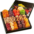 Dried Fruit &amp Nuts Gift Basket Arrangement Platter Gourmet Food Snack Box For Christmas New Years Birthday Care Package Healthy Kosher - Her Him - 12 Snackberry Assortment (3-Pack)