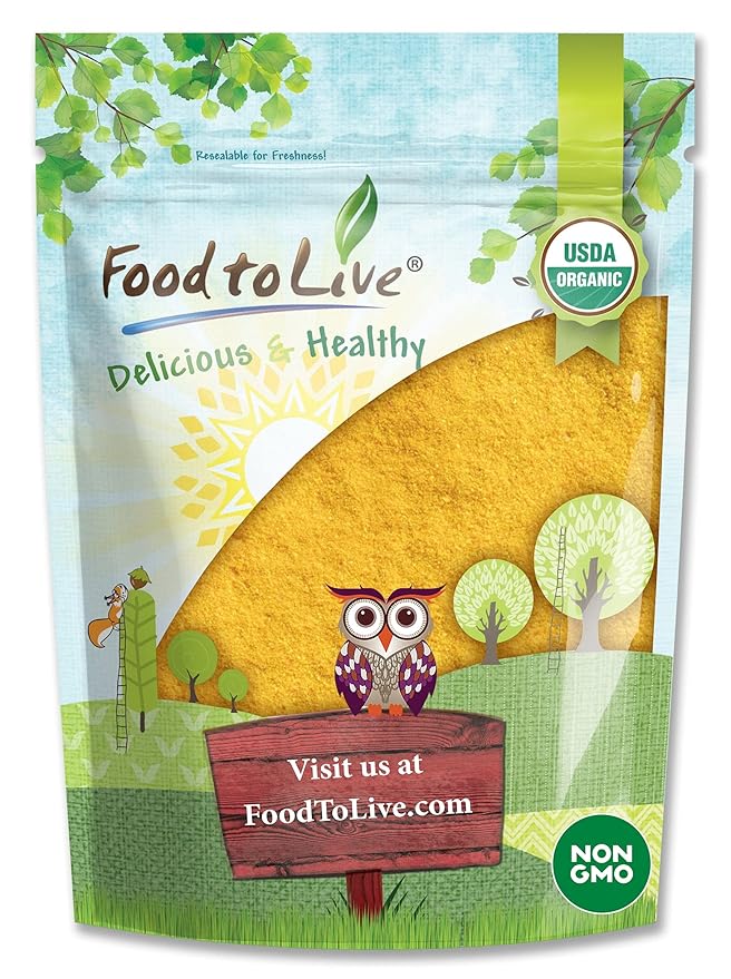 Food to Live Organic Mango Powder 2 Pounds - Non-GMO Made from Raw Dried Fruit Unsulfured Vegan Bulk Great for Baking Juices Smoothies Yogurts Contains Maltodextrin No Sulphites