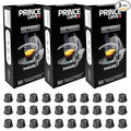 Prince Caffe Espresso Pods – Intensity 7 Medium-Dark Roast The Espresso Coffee Pods Are Compatible with Nespresso Original Line Machines 30 Count (3 x 10 Capsules) Premium Quality Coffee Capsules.