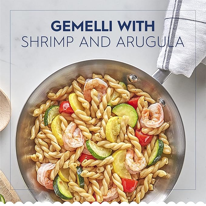 Barilla Gemelli Pasta 16 oz. Box (Pack of 16) - Non-GMO Made with Durum Wheat Semolina - Kosher Certified