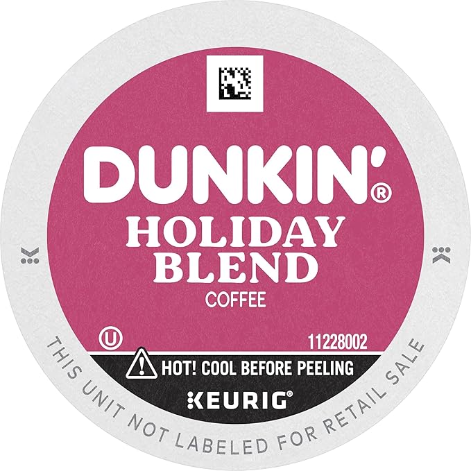 Dunkin' Holiday Blend Coffee 10 Keurig K-Cups