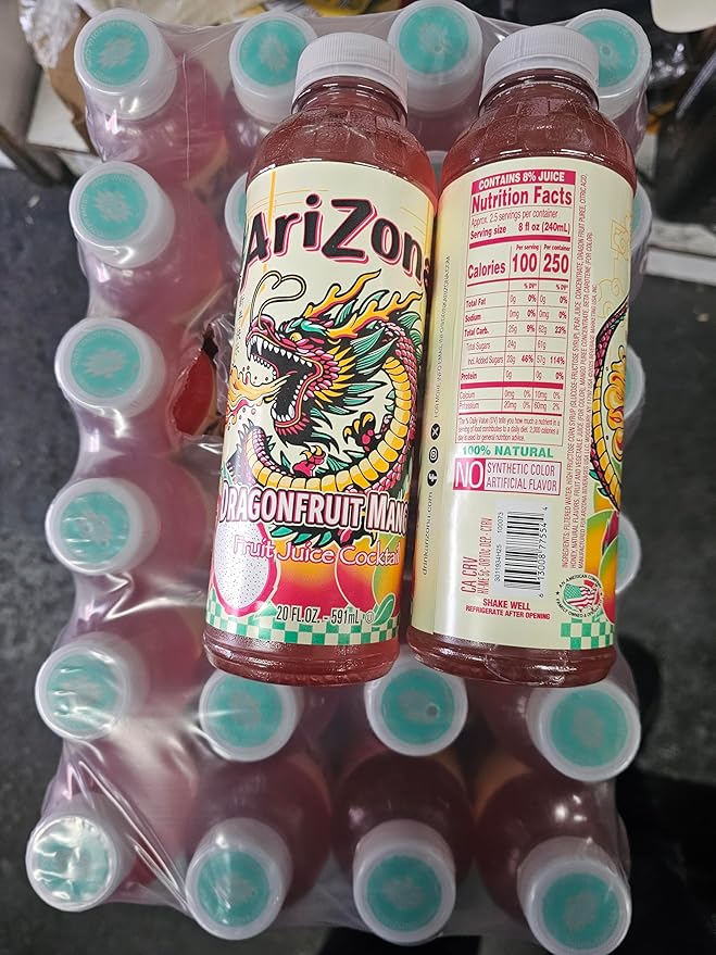 Arizona Dragonfruit Mango 20 Ounce (Pack of 24)