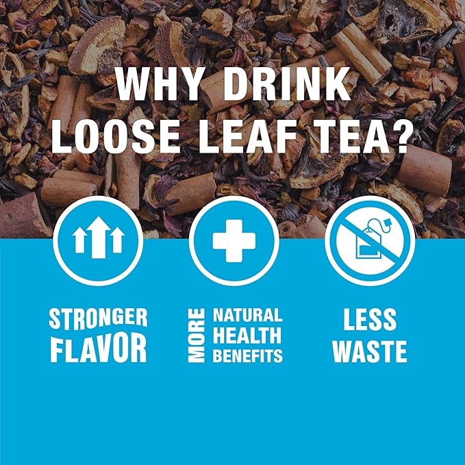 Tiesta Tea - Holiday Tea Sampler Dry Flight Set Loose Leaf High to No Caffeine Hot &amp Iced Premium Brew Sample with Black Herbal Fruit &amp Hibiscus Blends 8 Resealable Sample Pouches