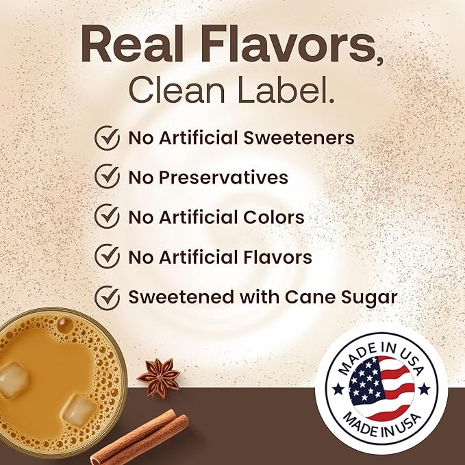 Dr. Smoothie Café Essentials Classic Latte – No Artificial Colors Flavors Sweeteners – Shelf Stable – 155mg of Caffeine per Serving – Great for Hot Iced &amp Frozen Frappes (3.5 lb Bag 26 Servin