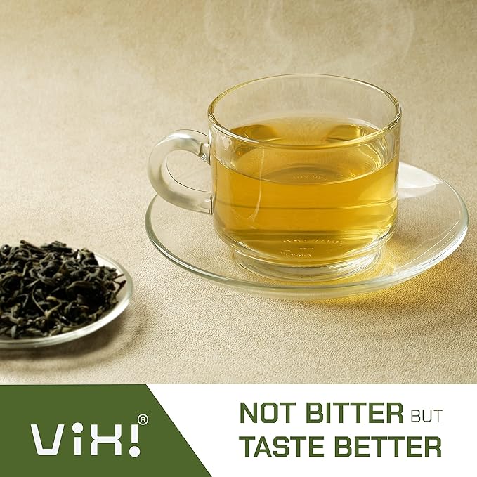 VIXI Jasmine Green Tea Loose Leaves 16 Oz Jazmine Flavored Unsweetened Caffeinated 100% Natural from Ancient Leaf Tea Tree Jasmin Scented Green Looseleaf for Hot and Cold Brew