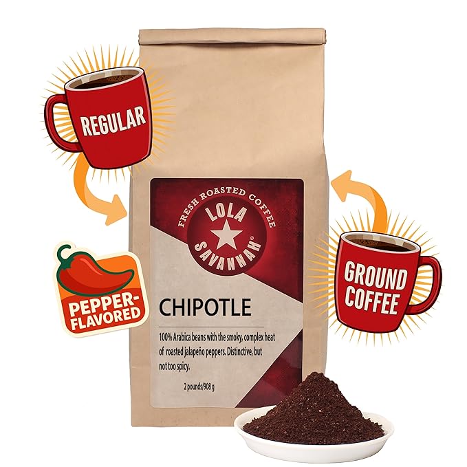 Lola Savannah Chipotle Ground Caffeinated Coffee 2lb (32 oz)
