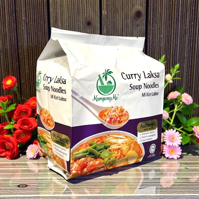 Asia Style Instant Noodles (2 PACKS CURRY LAKSA INSTANT NOODLES)