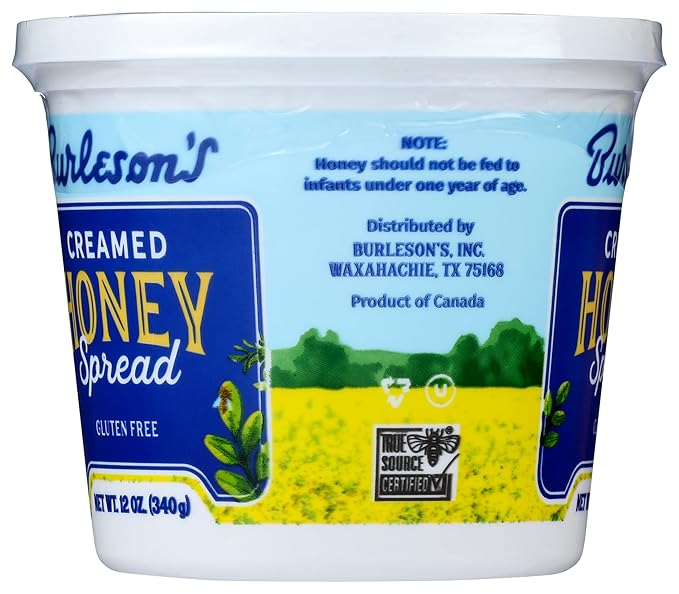 Burleson's Natural Flavor Honey Spread 12 oz