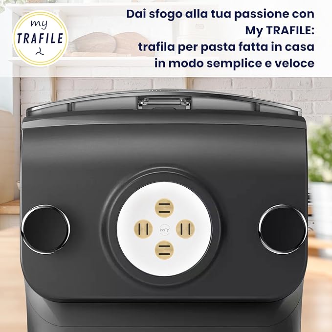 Line Pro N°35 Tagliatelle 8 mm in POM with professional inserts compatible with Philips Pasta Maker Avance/7000 series