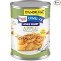 Duncan Hines Comstock More Fruit Apple Pie Filling and Topping 21 oz. (Pack of 8)