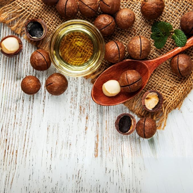 Jindilli Farms Macadamia Nut Cooking Oil- Australian Pure Cold Pressed Unrefined Natural Cooking Oil High Smoke Point for Frying Non GMO Vegan Keto Friendly and Gluten Free (64 fl oz)