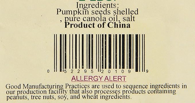 YANKEETRADERS Pepita/Pumpkin Seeds Roasted &amp Salted 2 Lb