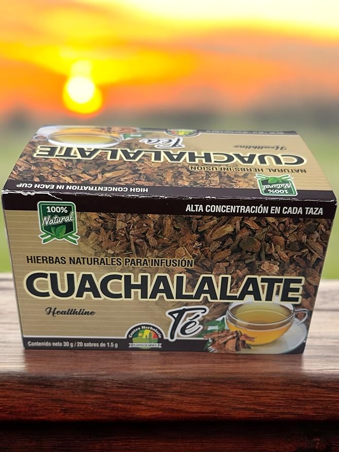CUACHALALATE TEA 20 tea bags NATURAL HERBS INFUSION 100% NATURAL HIGH CONCETRATION ON EACH CUP CUACHALALATE TE
