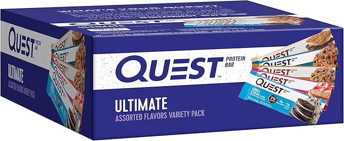 Quest Nutrition Ultimate Variety Pack Protein Bars &amp Tortilla Style Protein Chips Variety Pack Chili Lime Nacho Cheese
