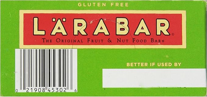 Larabar Fruit &amp Nut Bar Apple Pie 1.6 Ounce 16 Bars