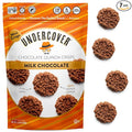 Undercover Snacks Chocolate Quinoa Crisps - Milk Chocolate | 7-Pack 3oz Bags of Mini Crisps | Gluten Free Nut-Free Allergen Friendly Kosher