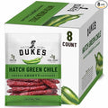 Duke's Pork Hatch Green Chile Smoked Shorty Sausages 7g Protein Per Serving Easter Basket Stuffer for Men 5 oz. (Pack of 8)