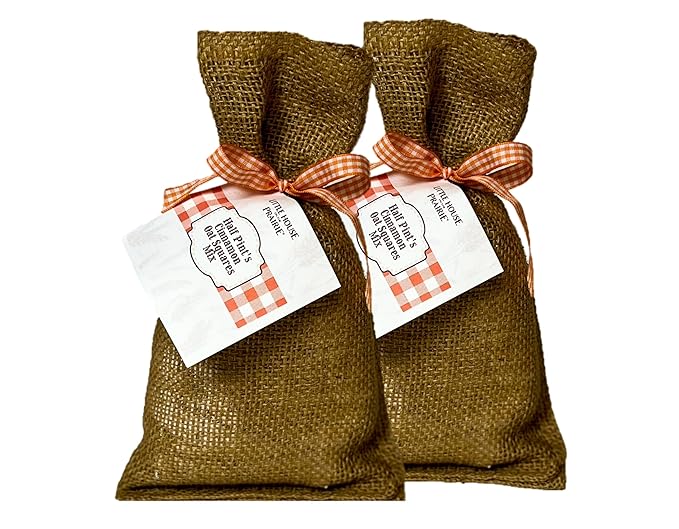 SET OF TWO - Officially Licensed Little House on the Prairie NEW Pantry Mixes Presents Half Pints Cinnamon Oat Squares Baking Mix. Easy Enough for Mommy and Me Baking!
