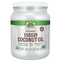 NOW Foods Certified Organic Virgin Coconut Cooking Oil Cold-Presesed and Unrefined Trans Fat Free 100% Pure and Certified Non-GMO 54-Ounce