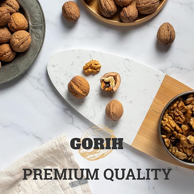 GORIH Walnuts Halves and Pieces 70 Oz - Natural Raw Unsalted Vegan Shelled - Unroasted Walnuts Perfect for Baking Cooking and Snack Topping