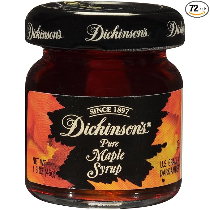 Dickinson's Pure Maple Syrup 1.6 Ounce (Count of 72) Pack of 1