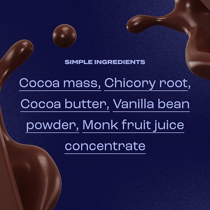 Mode Dark Chocolate Bar - Low Sugar 70% Cocoa 1g Sugar per Bar Naturally Sweetened with Monk Fruit No Added Sugar No Sugar Alcohols Keto Friendly Gluten Free Non-GMO - 10 Pack
