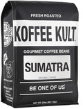 Koffee Kult Sumatra Coffee Ground Dark Roast - Indonesian Fresh Roasted Single Origin (Ground 32oz)