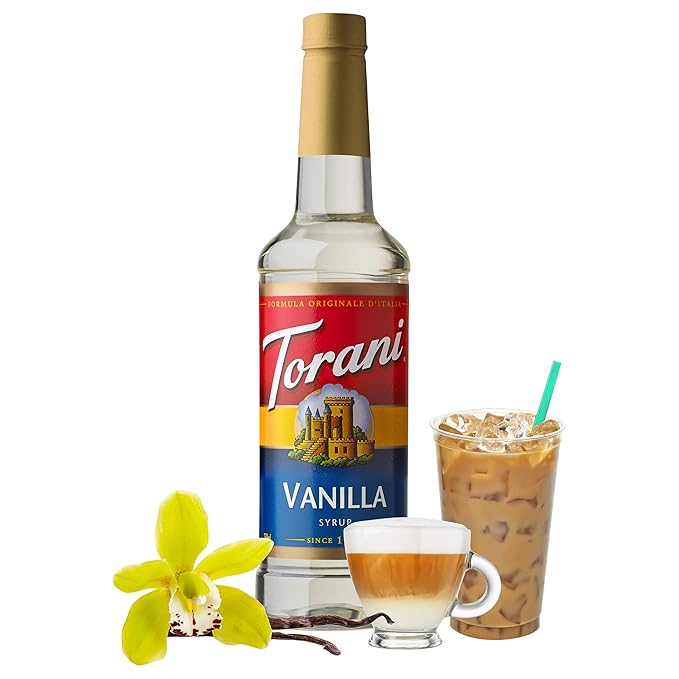 Torani Syrup Vanilla 25.4 Ounces (Pack of 4)