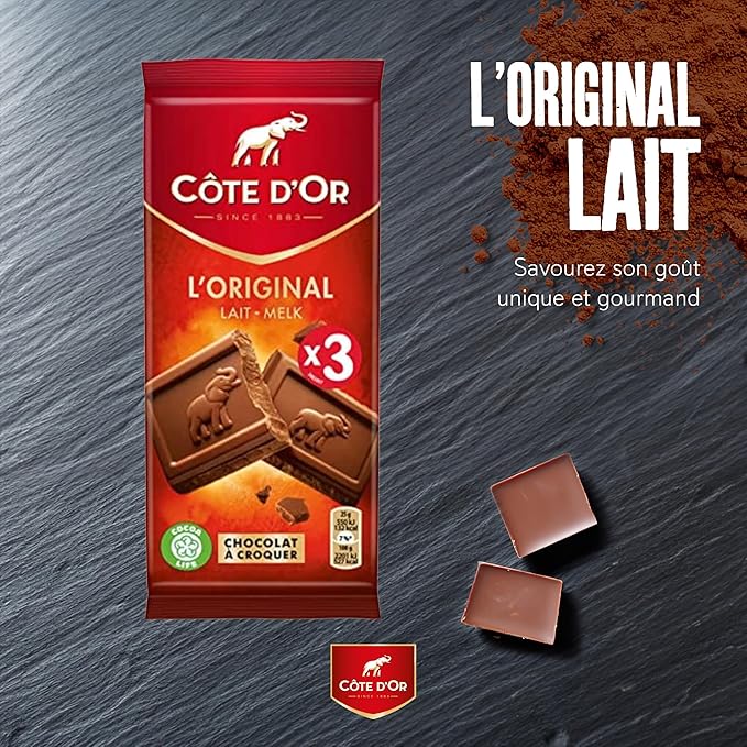 Cote d'or Milk Chocolate 200 Gram Bar