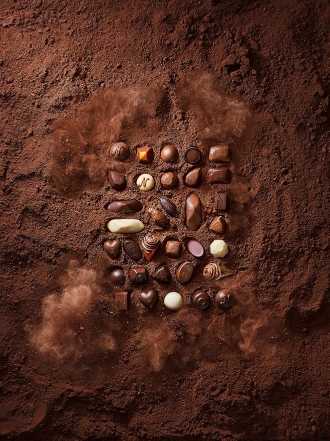 Neuhaus Belgian Chocolate Classic Discovery Collection – 24 Timeless Neuhaus Pieces Assorted Milk White &amp Dark Chocolate Pralines – Gourmet Chocolate Gift