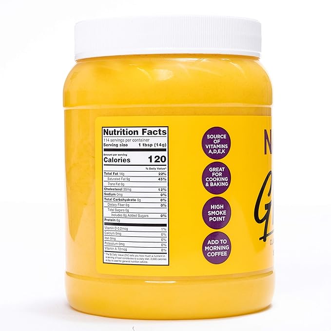 Nanak Pure Desi Ghee Clarified Butter 56-Ounce Jar