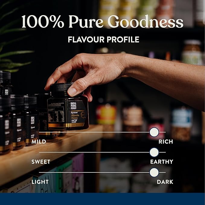 100% Pure New Zealand Manuka Honey MGO 50+ Multifloral Squeezy and UMF 20+ (250g) Bundle