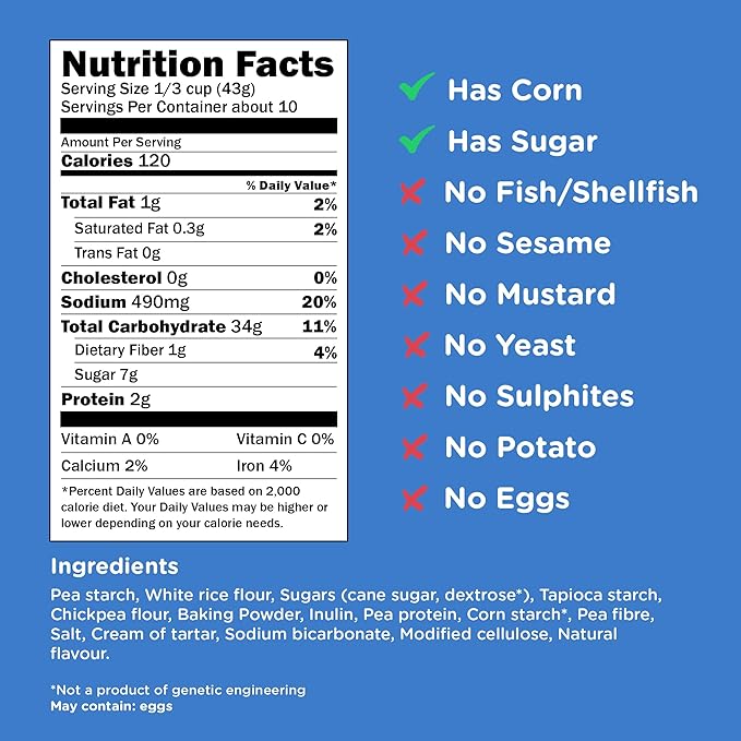 Kinnikinnick - Pancake &amp Waffle Mix - Gluten Free Allergy Friendly Vegan Pancake and Waffle Mix - 16 oz. Boxes - 3 Pack