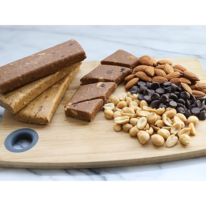 G2G Protein Bar Almond Chocolate Chip Real Food Ingredients Refrigerated for Freshness Healthy Snack Delicious Meal Replacement Gluten-Free 16 Count (2 Packs of 8)