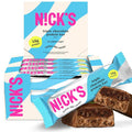 Nick’s Protein Bars Triple Chocolate – 12-Count Box | High Protein Low Calories Low Carbs Keto Friendly No Added Sugar (12 bars x 50g)